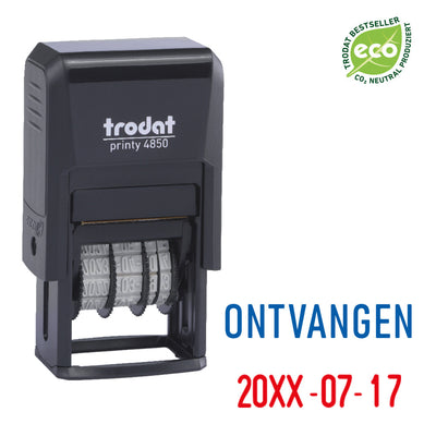 trodat-4850-l-datum-ontvangen-op